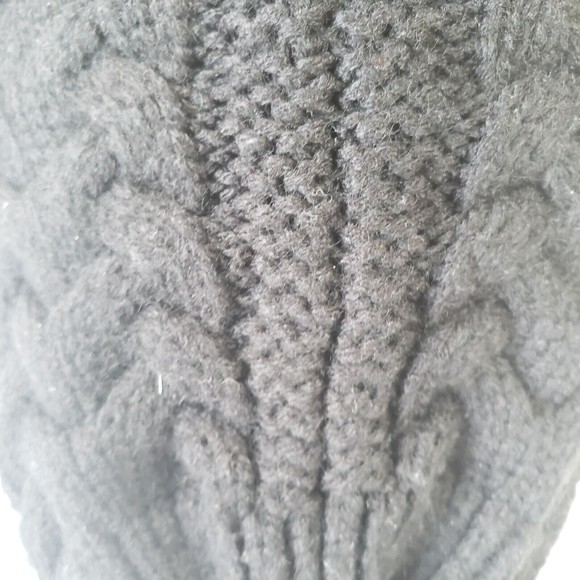 Beanie with Detachable Mask Cover Black Size OS One Size Pom Unisex RN 86183 - Picture 8 of 9